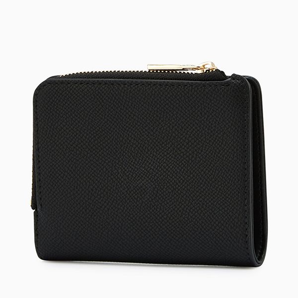 Ví Nữ Lyn Double Zip Short Wallet Black LL25CWS803 Màu Đen - Túi xách - Vua Hàng Hiệu