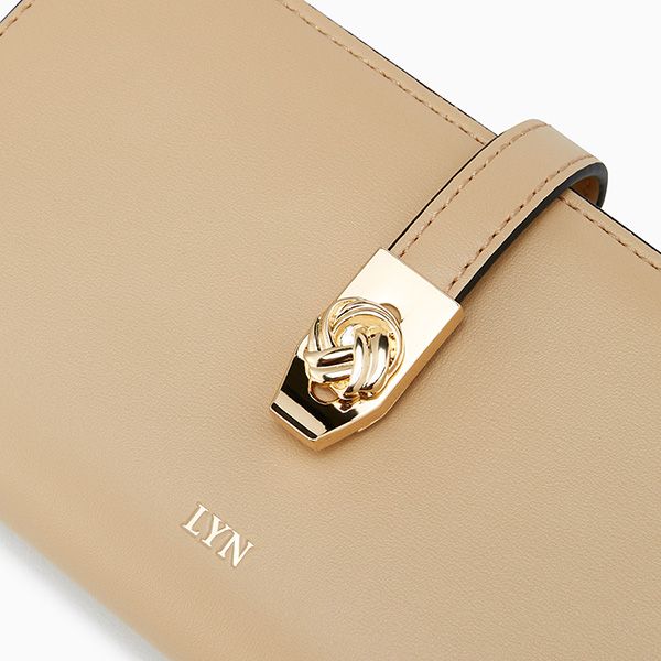 Ví Nữ Lyn Re-Edit Lucky Semi Long Wallets LL25CWS019 Màu Be - Túi xách - Vua Hàng Hiệu