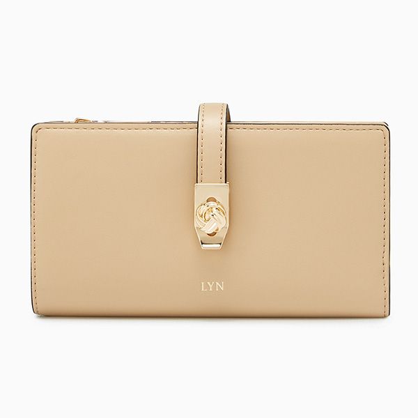 Ví Nữ Lyn Re-Edit Lucky Semi Long Wallets LL25CWS019 Màu Be - Túi xách - Vua Hàng Hiệu