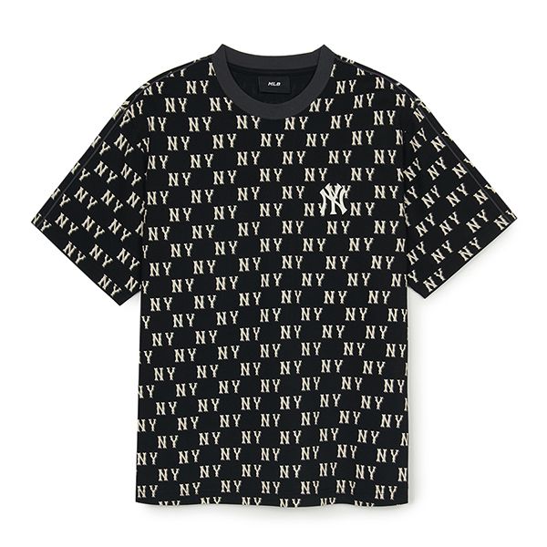 Áo Thun MLB Classic Monogram Sporty Panel Pattern T-Shirts New York Yankees 3ATSM0553-50BKS Màu Đen Size M - Thời trang - Vua Hàng Hiệu