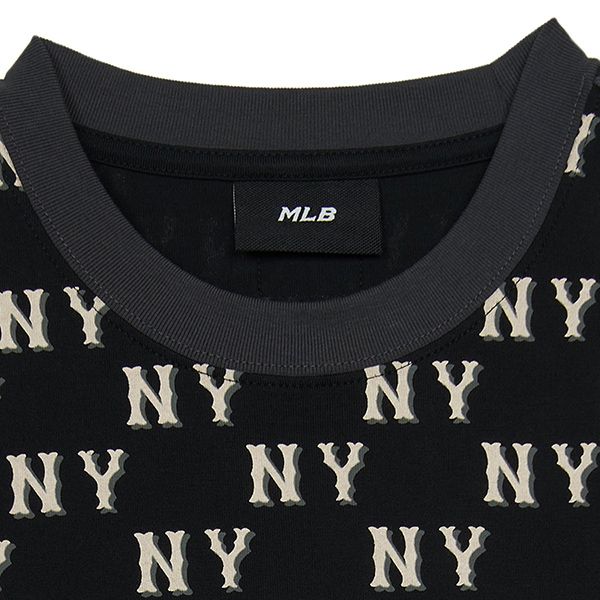 Áo Thun MLB Classic Monogram Sporty Panel Pattern T-Shirts New York Yankees 3ATSM0553-50BKS Màu Đen Size M - Thời trang - Vua Hàng Hiệu