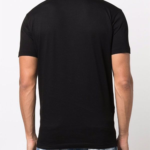 Áo Thun Nam Dsquared2 Tape Detail Icon Black S79GC0035S23009 T-shirt Màu Đen Size M - Thời trang - Vua Hàng Hiệu
