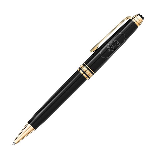 Bút Ký Montblanc Meisterstück Around The World In 80 Days Classique Ballpoint MB128475 Màu Xám - Bút viết - Vua Hàng Hiệu