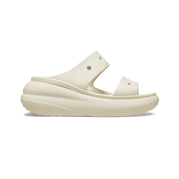 Dép Unisex Crocs Classic Crush Sandals Bone 207670-2Y2 Màu Kem Size W7 - Dép - Vua Hàng Hiệu