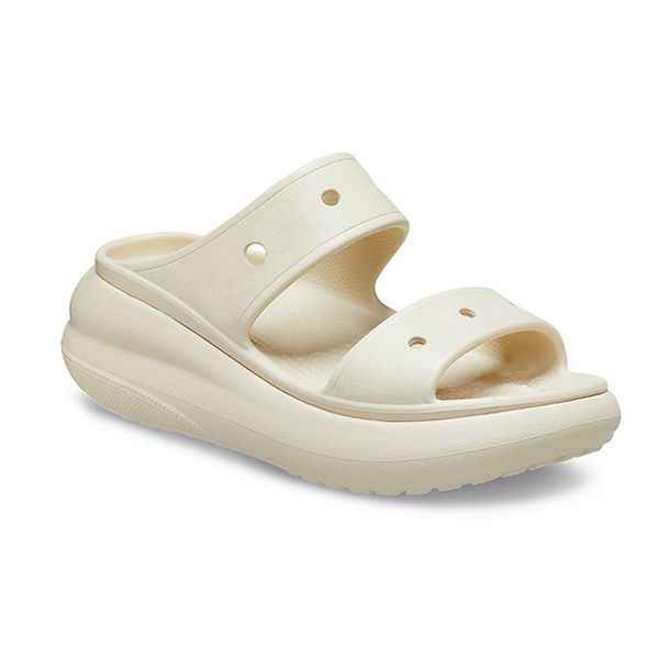Dép Unisex Crocs Classic Crush Sandals Bone 207670-2Y2 Màu Kem Size W7 - Dép - Vua Hàng Hiệu