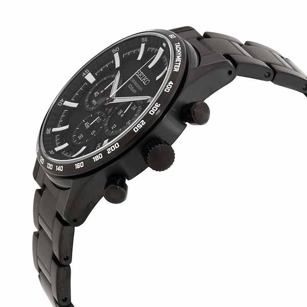 Đồng Hồ Nam Seiko Chronograph Quartz Black Dial Men Watch SSB415P1 Màu Đen - Đồng hồ - Vua Hàng Hiệu