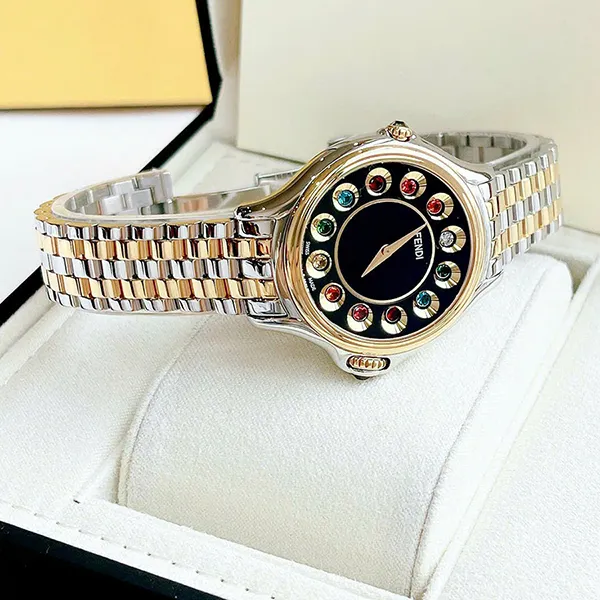 Đồng Hồ Nữ Fendi Crazy Carats F107021000B2T05 Màu Vàng Bạc - Đồng hồ - Vua Hàng Hiệu