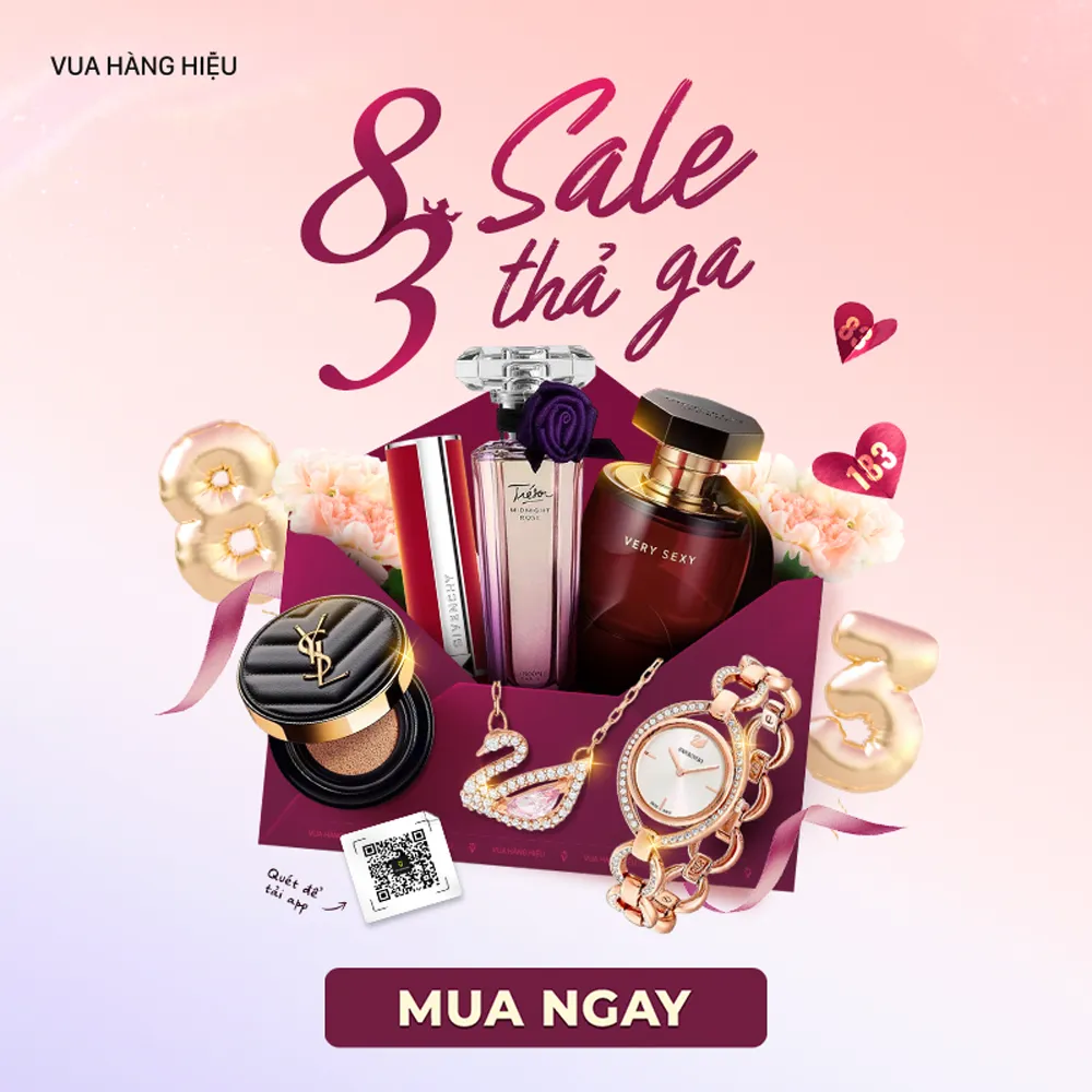 Vua Hàng Hiệu Sale 8/3 Chấn Động: Ngàn Quà Tặng, Triệu Ưu Đãi - 1