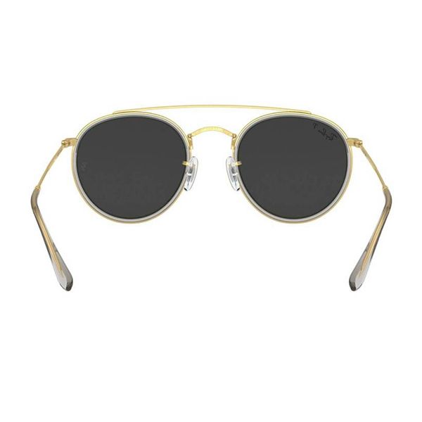 Kính Mát Unisex Rayban Sunglasse RB3647 921048 Màu Đen Vàng - Kính mắt - Vua Hàng Hiệu