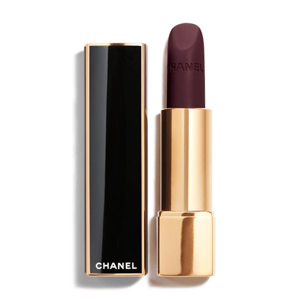 Son Chanel Rouge Allure Velvet Les Perles Limited Edition 468 Élégante Màu Đỏ Mận - Son Môi - Vua Hàng Hiệu