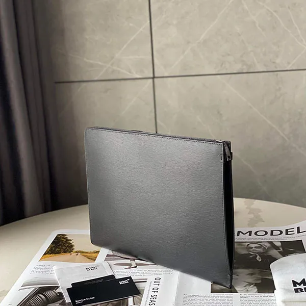 Túi Cầm Tay Nam Montblanc Westside Portfolio Briefcase 116377 Màu Đen - Túi xách - Vua Hàng Hiệu