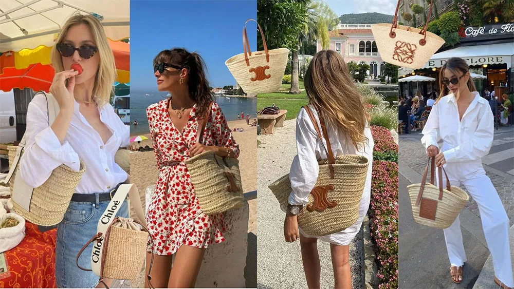 Top 7 túi cói đi biển đẹp, thời thượng cho nàng mùa hè năm nay