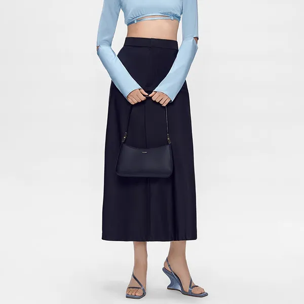 Túi Đeo Vai Nữ Pedro Jatte Trapezoid Shoulder Bag PW2-75210161 Black Màu Đen - Túi xách - Vua Hàng Hiệu