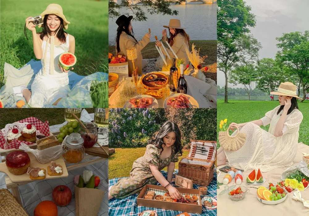 Đi picnic mặc gì? Cách phối đồ sống ảo 