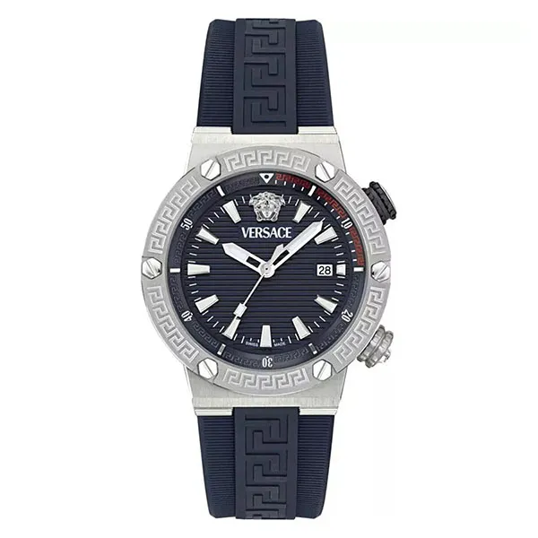Đồng Hồ Nam Versace Greca Logo Diver Recycled PU Watch VE8G00124 Màu Xanh Blue - Đồng hồ - Vua Hàng Hiệu
