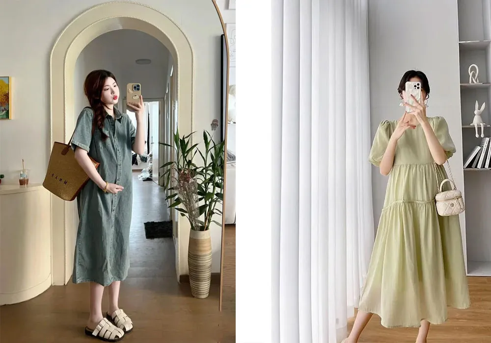 Top 9 kiểu váy đi biển cho mẹ bầu che bụng, tôn dáng nên sở hữu