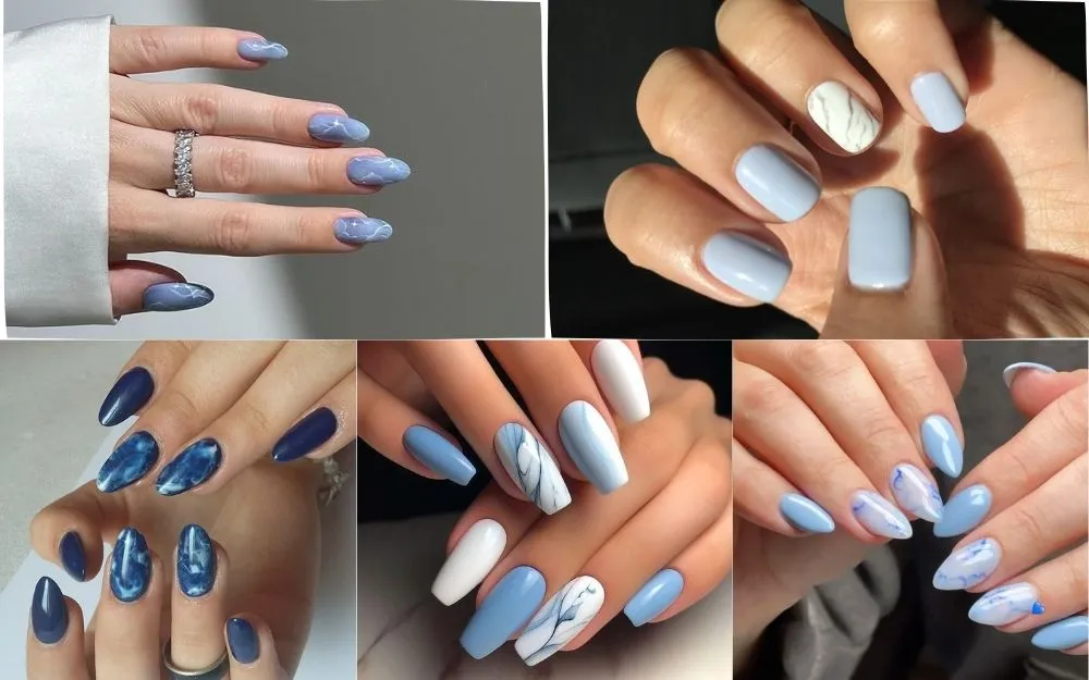 Tổng Hợp 150+ Mẫu Nail Màu Xanh Dương Hot Trend 2025