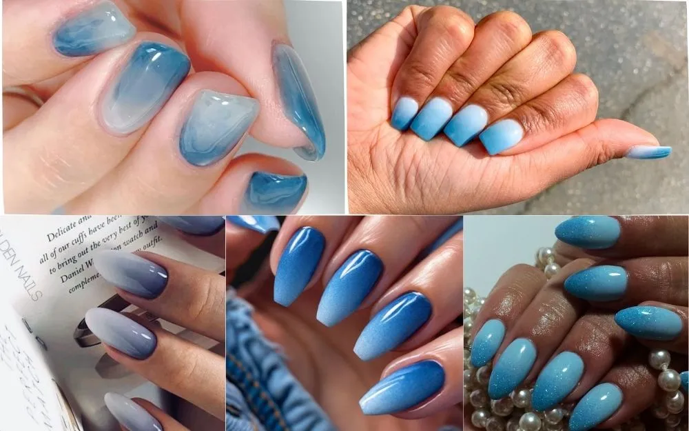 Tổng Hợp 150+ Mẫu Nail Màu Xanh Dương Hot Trend 2025