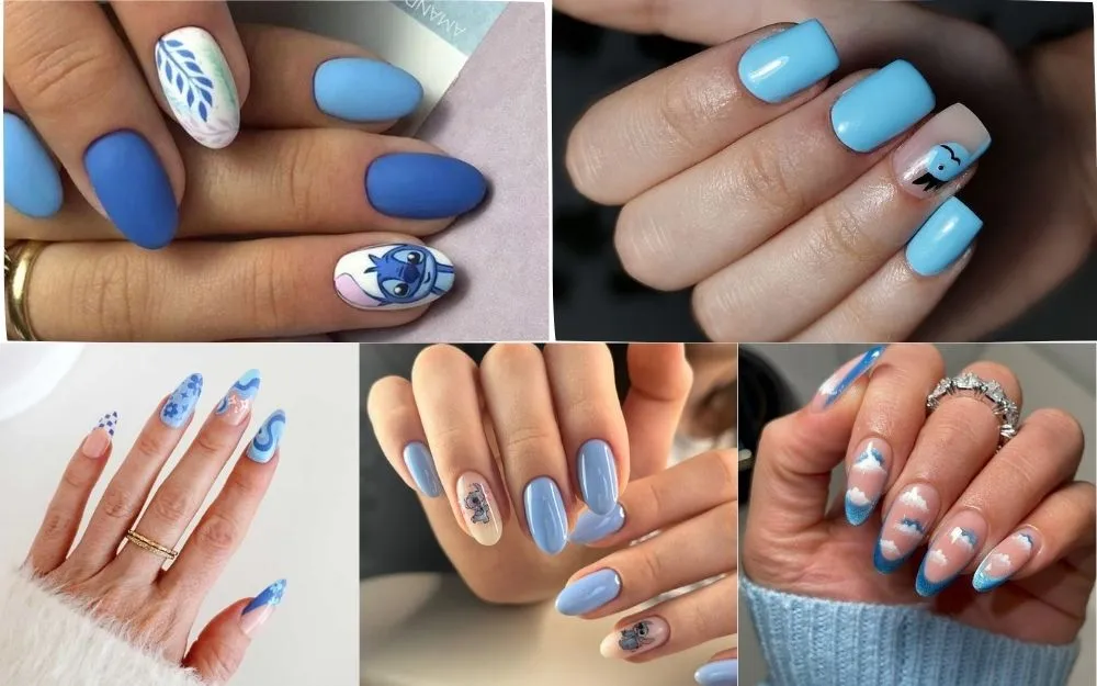 Tổng Hợp 150+ Mẫu Nail Màu Xanh Dương Hot Trend 2025