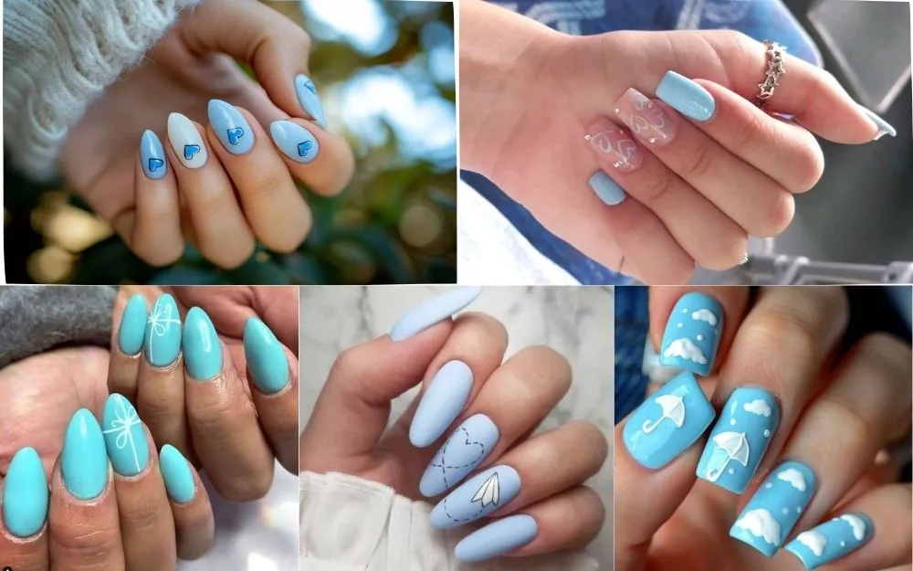 Tổng Hợp 150+ Mẫu Nail Màu Xanh Dương Hot Trend 2025
