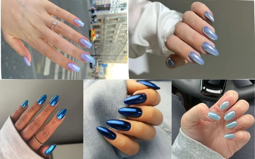 Tổng Hợp 150+ Mẫu Nail Màu Xanh Dương Hot Trend 2025