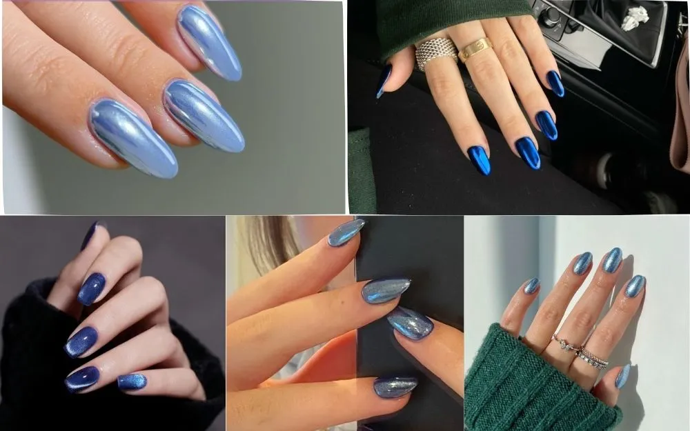 Tổng Hợp 150+ Mẫu Nail Màu Xanh Dương Hot Trend 2025