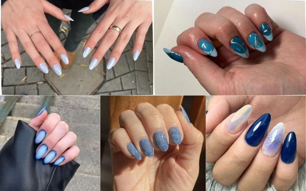 Tổng Hợp 150+ Mẫu Nail Màu Xanh Dương Hot Trend 2025