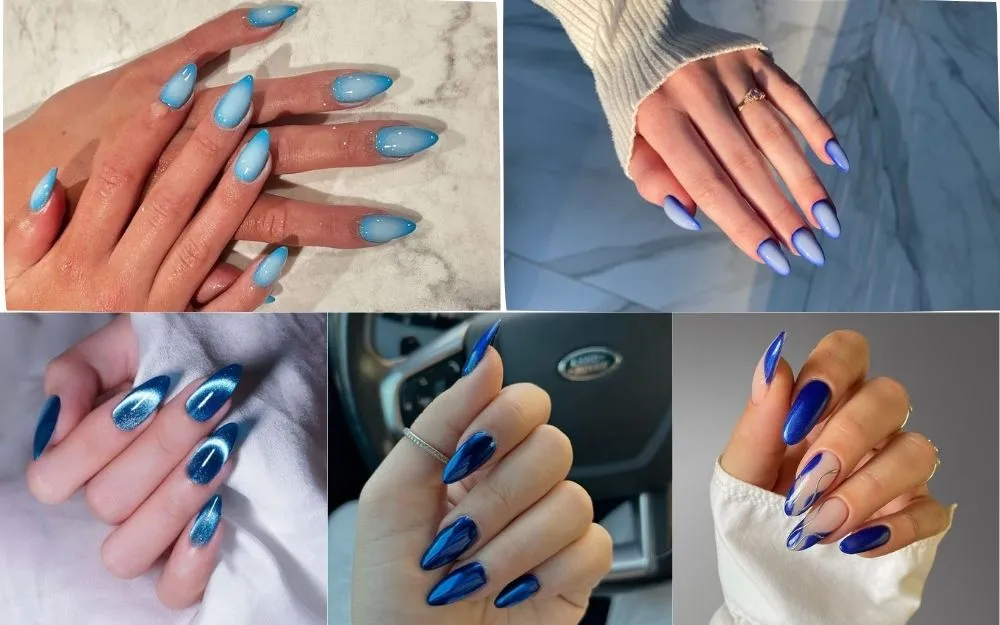 Tổng Hợp 150+ Mẫu Nail Màu Xanh Dương Hot Trend 2025