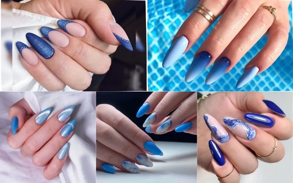 Tổng Hợp 150+ Mẫu Nail Màu Xanh Dương Hot Trend 2025