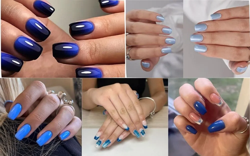 Tổng Hợp 150+ Mẫu Nail Màu Xanh Dương Hot Trend 2025