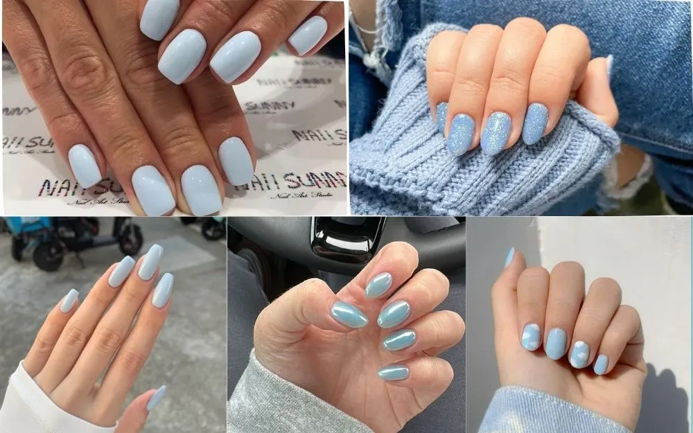 Tổng Hợp 150+ Mẫu Nail Màu Xanh Dương Hot Trend 2025