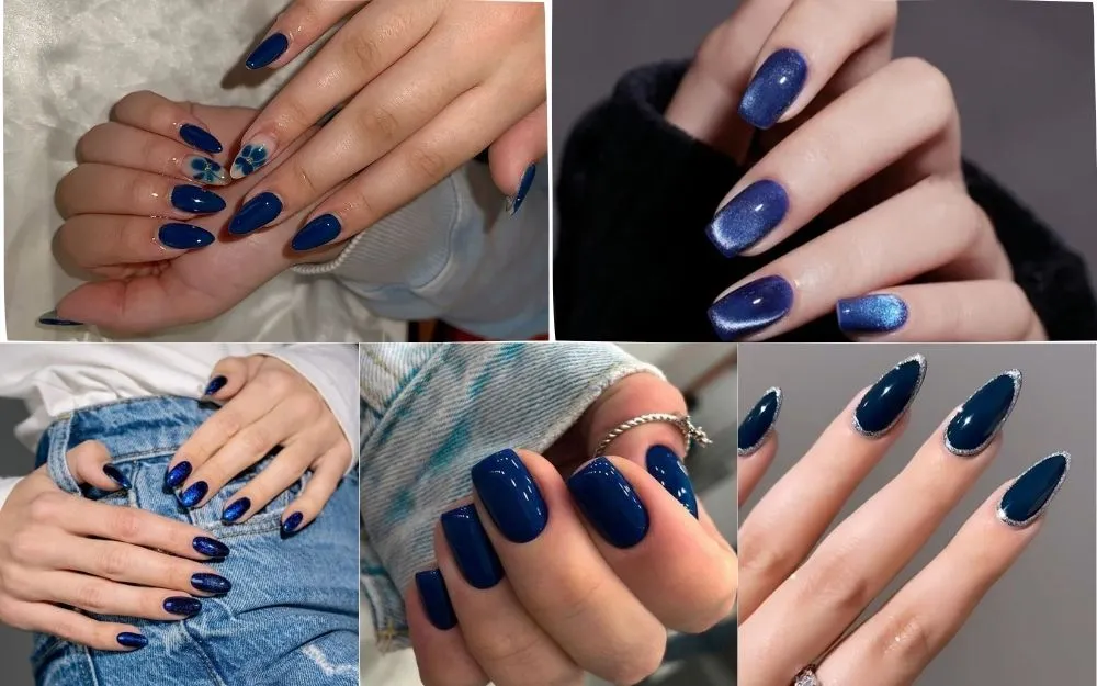 Tổng Hợp 150+ Mẫu Nail Màu Xanh Dương Hot Trend 2025