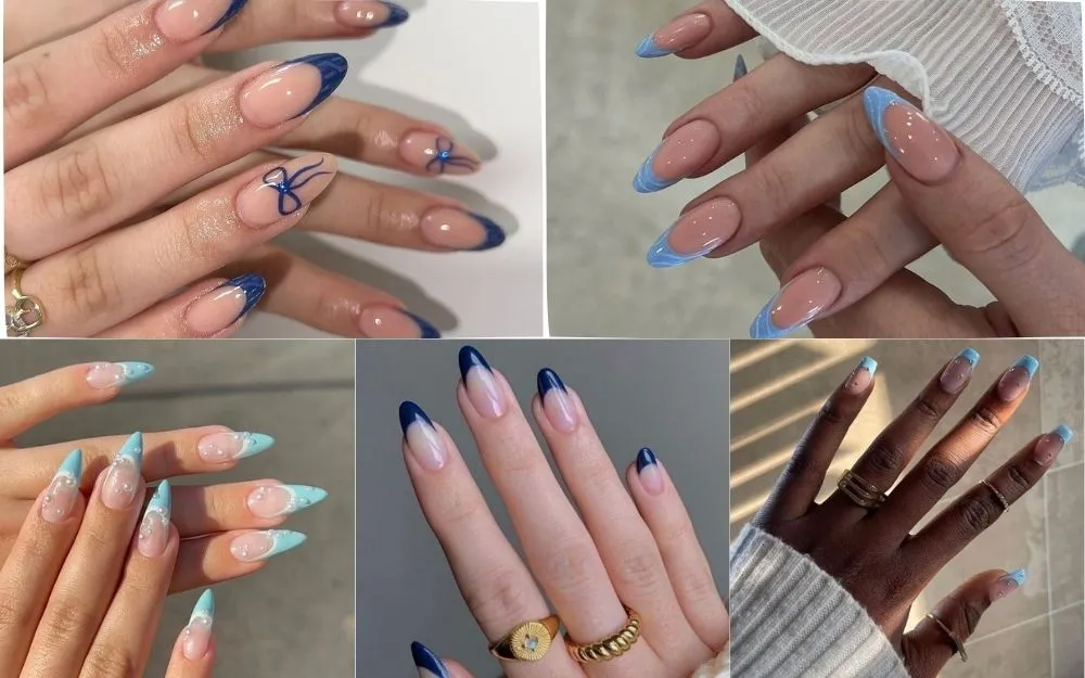 Tổng Hợp 150+ Mẫu Nail Màu Xanh Dương Hot Trend 2025