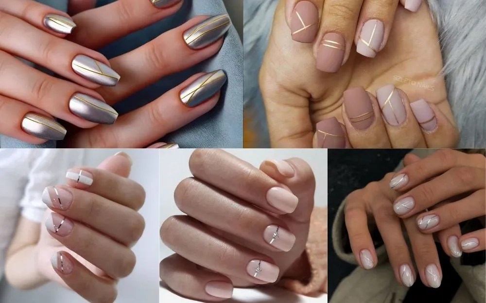 Top 150+ Những Mẫu Nail Kẻ Sọc Đẹp, Hot Trend Năm 2025