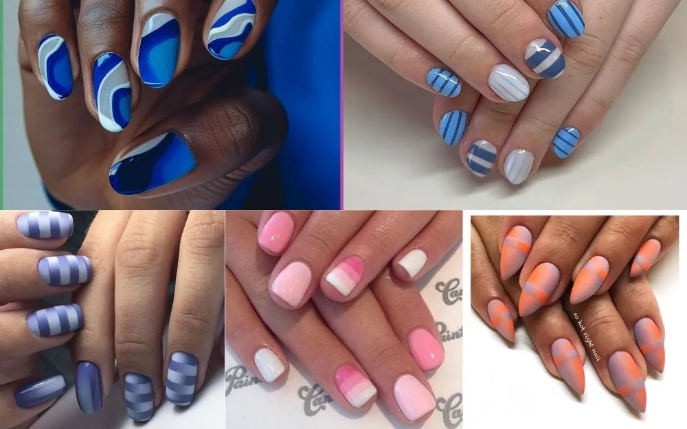 Top 150+ Những Mẫu Nail Kẻ Sọc Đẹp, Hot Trend Năm 2025