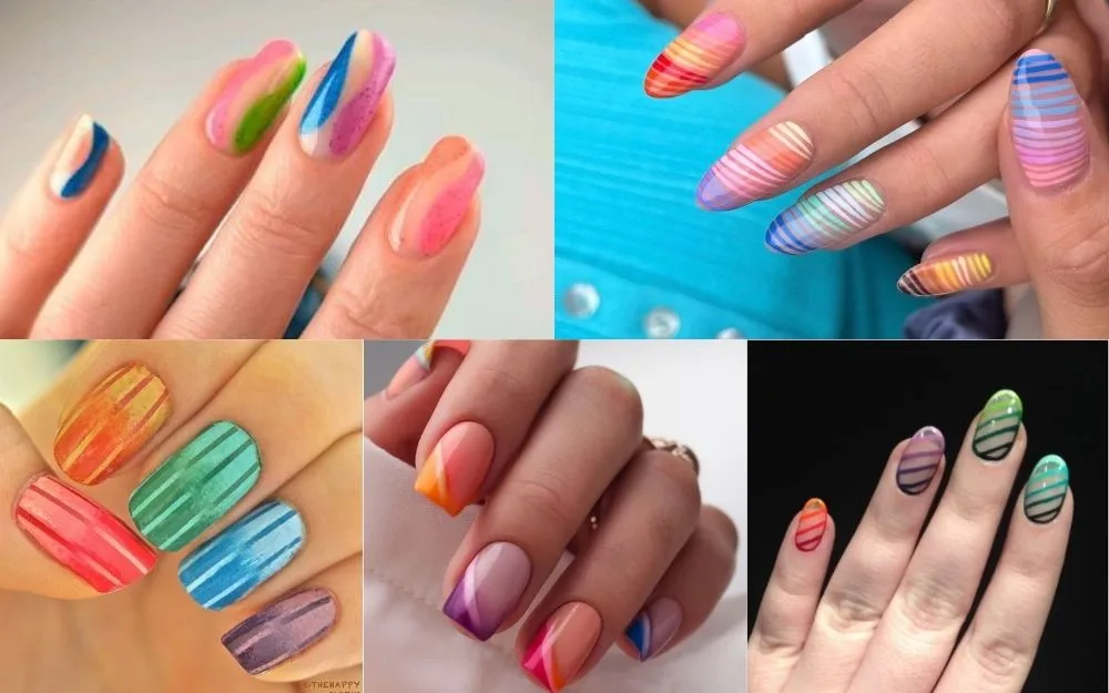 Top 150+ Những Mẫu Nail Kẻ Sọc Đẹp, Hot Trend Năm 2025