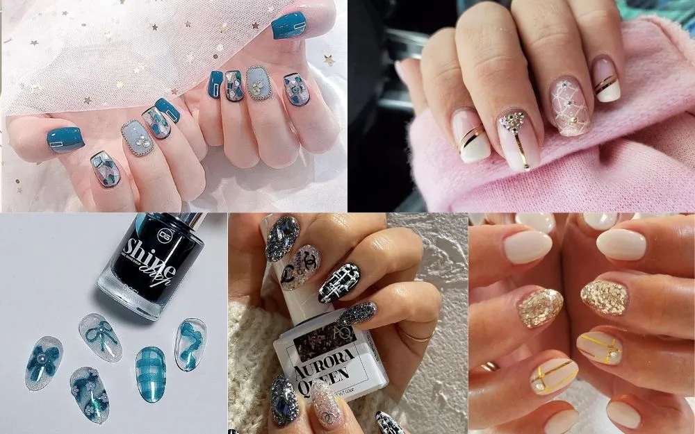 Top 150+ Những Mẫu Nail Kẻ Sọc Đẹp, Hot Trend Năm 2025