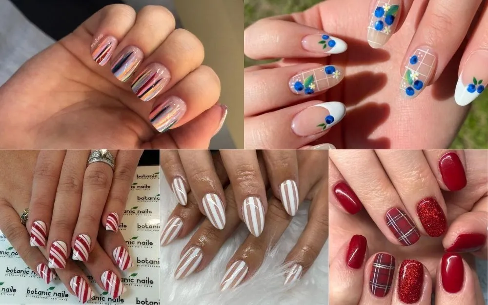 Top 150+ Những Mẫu Nail Kẻ Sọc Đẹp, Hot Trend Năm 2025