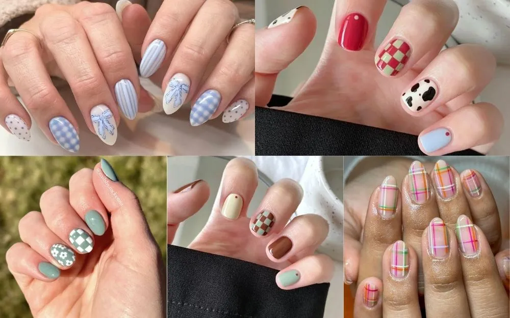 Top 150+ Những Mẫu Nail Kẻ Sọc Đẹp, Hot Trend Năm 2025