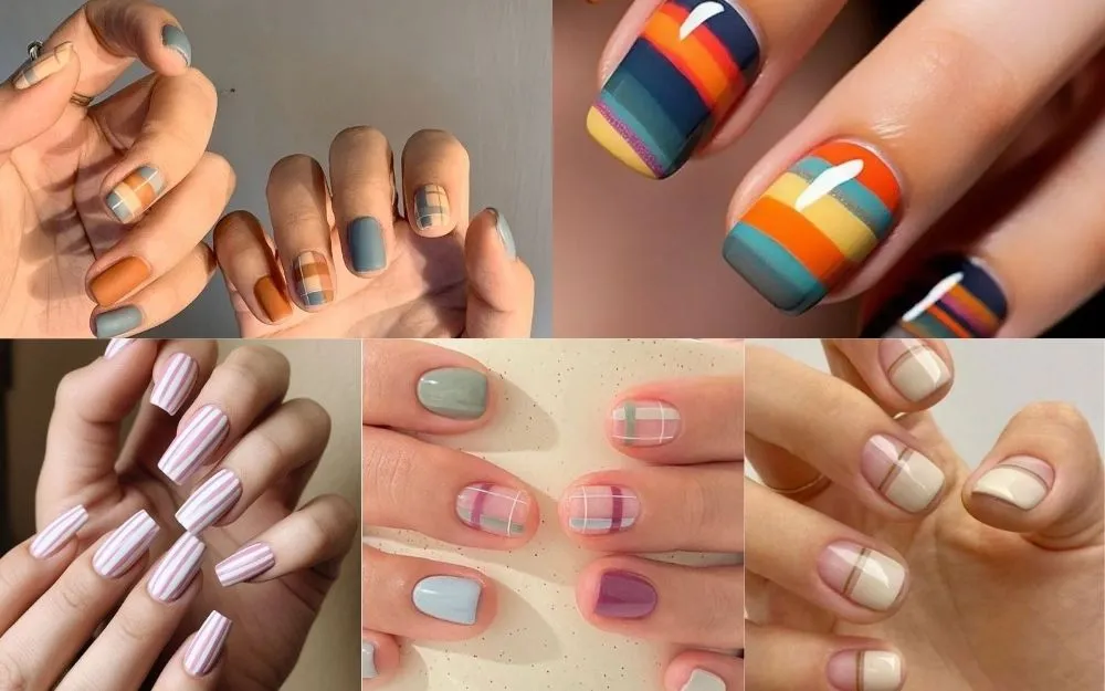 Top 150+ Những Mẫu Nail Kẻ Sọc Đẹp, Hot Trend Năm 2025
