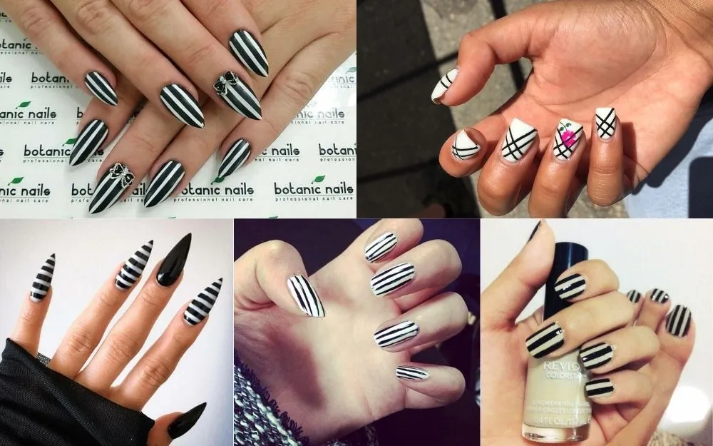 Top 150+ Những Mẫu Nail Kẻ Sọc Đẹp, Hot Trend Năm 2025