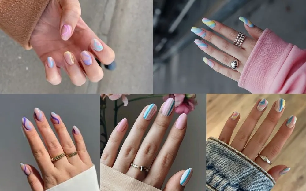 Top 150+ Những Mẫu Nail Kẻ Sọc Đẹp, Hot Trend Năm 2025