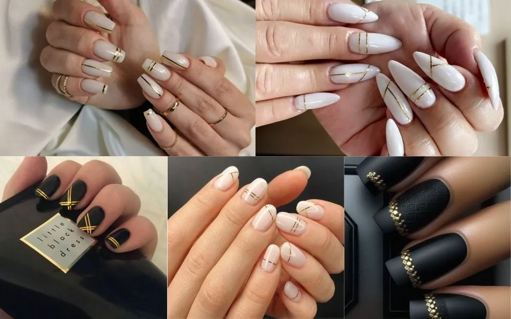 Top 150+ Những Mẫu Nail Kẻ Sọc Đẹp, Hot Trend Năm 2025