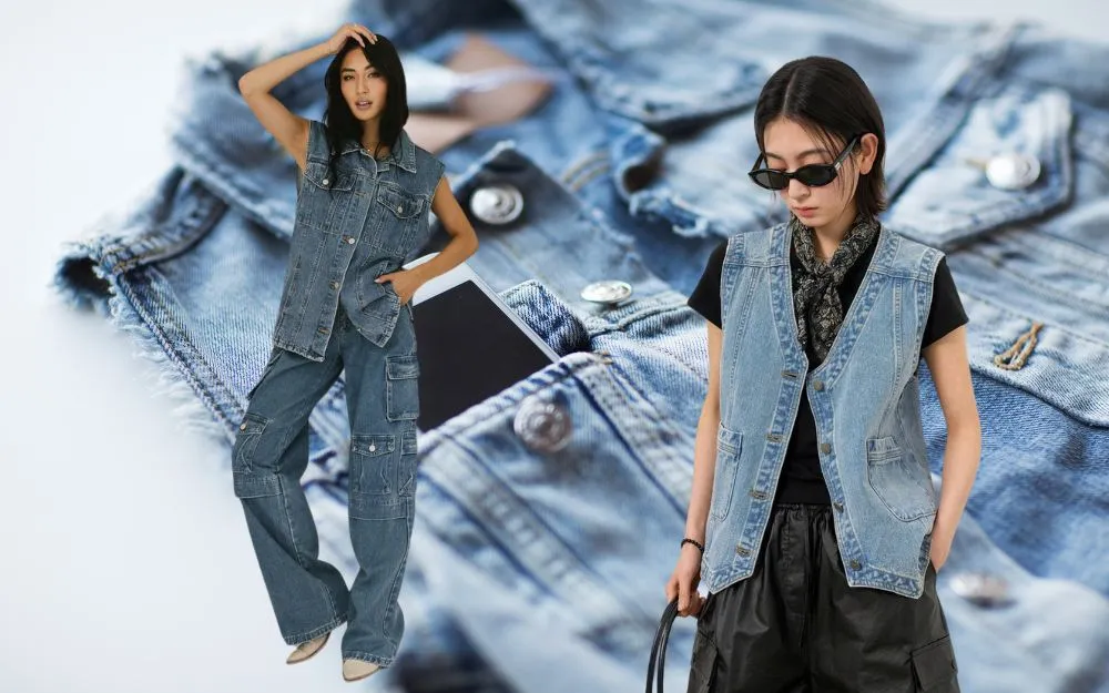 20+ Cách Phối Đồ Với Áo Gile Jean Nữ Chuẩn Trend Năm 2025