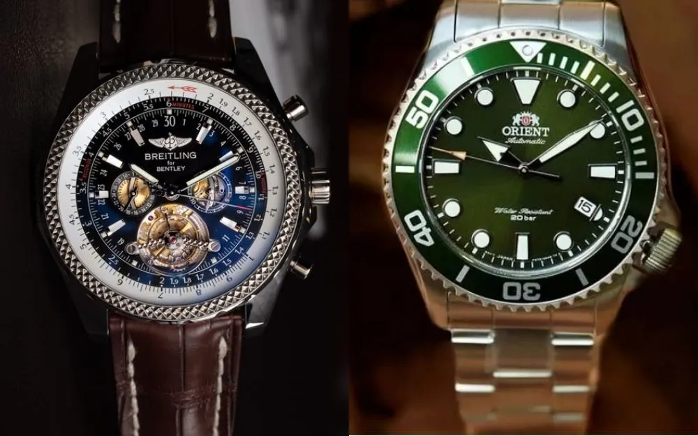 So Sánh Đồng Hồ Bentley Và Orient: Khác Biệt Thông Số & Thiết Kế