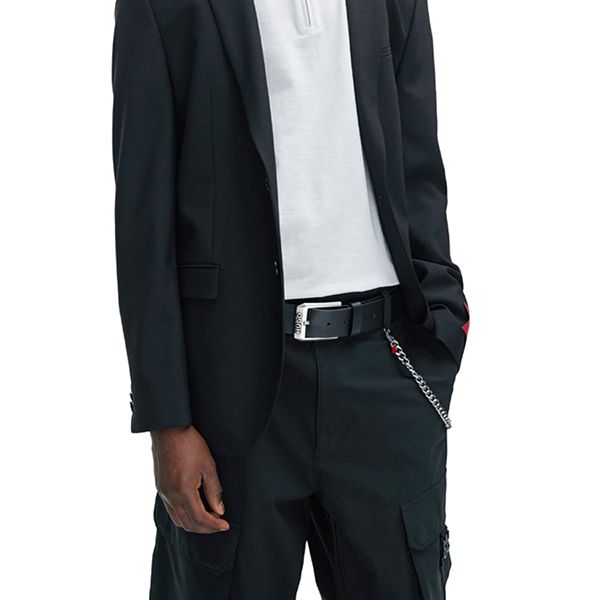 Thắt Lưng Nam Hugo Boss Belt 50480441 Màu Đen Size 110 - Thắt lưng - Vua Hàng Hiệu