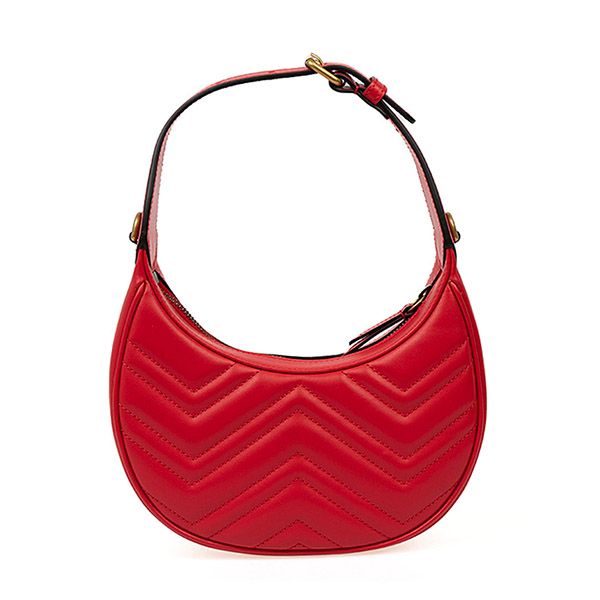 Túi Đeo Vai Gucci GG Marmont Mini Shoulder Bag 699514-DTDHT-6832 Màu Đỏ - Túi xách - Vua Hàng Hiệu
