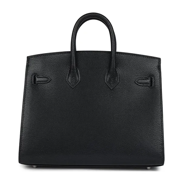 Túi Xách Tay Nữ Hermès Birkin 20 Sellier Bouclerie Moderne Black Chèvre Palladium Màu Đen - Túi xách - Vua Hàng Hiệu