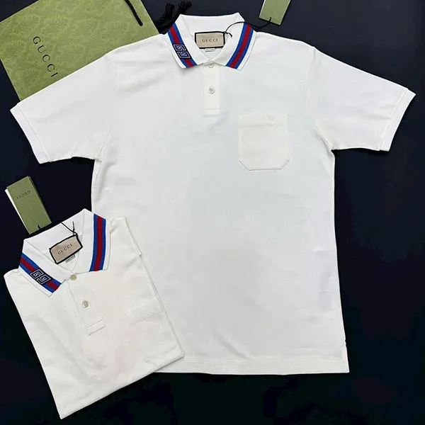 Áo Polo Nam Gucci White With Square GG Màu Trắng Size XS - Thời trang - Vua Hàng Hiệu