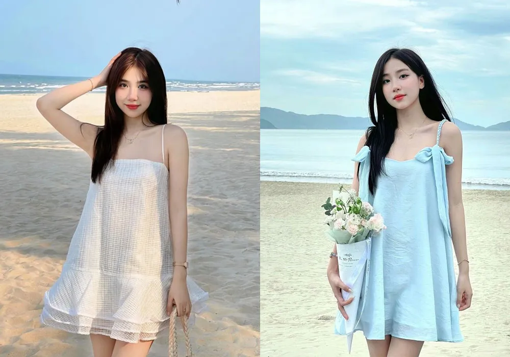 Chân ngắn đi biển mặc gì? Top 15 cách phối đồ xinh cho nấm lùn